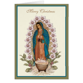 Kerstmis Maagd Maria Guadalupe Jezus kribbe