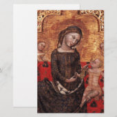 KERSTMIS MAAGD VAN DEMOED BRIEFPAPIER (Voorkant / Achterkant)