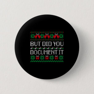 Kerstmis Maar Heb Je Het Niet Lelijk Kantoorfeest Ronde Button 5,7 Cm