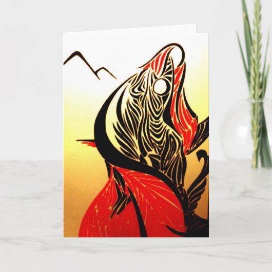 Kerstmis Madonna Feestdagen Kaart (Voorkant)