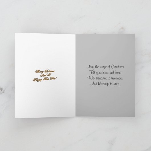 Kerstmis Magic Rendier Feestdagen Kaart (Binnen)