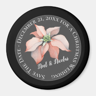 Kerstmis Magic/Save the Date/Holiday Weddenschap Magneet