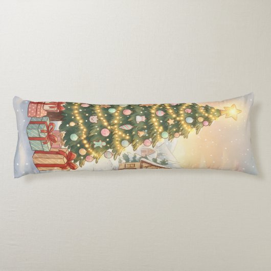 Kerstmis Magie Kussen (Achterkant)