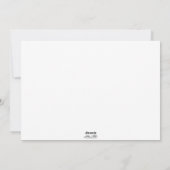 Kerstmis Magisch Bos Feestdagenkaart (Achterkant)