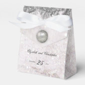 Kerstmis Magische Winter Bruiloft Bedankdoosjes (Voorkant Zijde)