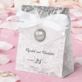 Kerstmis Magische Winter Bruiloft Bedankdoosjes