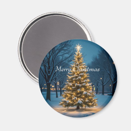 Kerstmis Magneet (Voorkant / Achterkant)