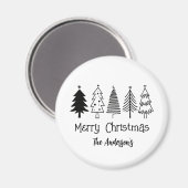 Kerstmis Magneet (Voorkant / Achterkant)