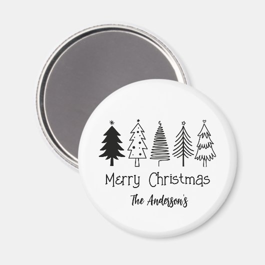 Kerstmis Magneet (Voorkant / Achterkant)