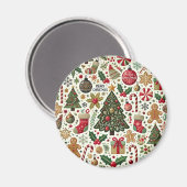 Kerstmis Magneet (Voorkant / Achterkant)