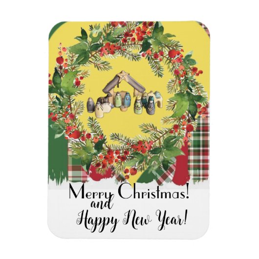 Kerstmis Magneet (Verticaal)