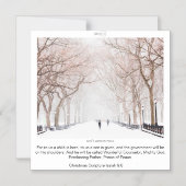 KERSTMIS MAGNETISCHE KAART - JESAJA 9:6 MAGNETISCHE UITNODIGING (Voorkant)