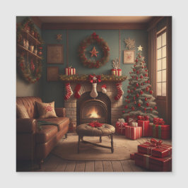 Kerstmis Magnetische Uitnodiging