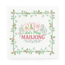 Kerstmis Mahjong Crest | Monogram