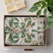 Kerstmis Mahjong Tissuepapier (Geschenk)