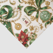 Kerstmis Mahjong Tissuepapier (Detail)