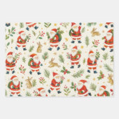 Kerstmis Mail Inpakpapier Vintage Vel (Voorkant 2)