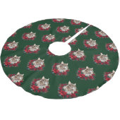 Kerstmis Maine Coon Kat Kerstboom Rok (Gekanteld)