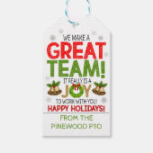 Kerstmis maken we een geweldig team cadeau-Label Cadeaulabel (Voorkant)