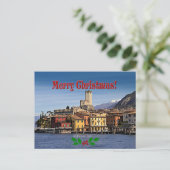 Kerstmis - Malcesine, Italië Briefkaart (Staand voorkant)