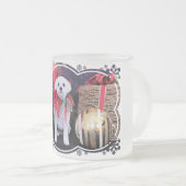 Kerstmis - MaltiPoo - Taz Matglas Koffiemok (Voorkant rechts)