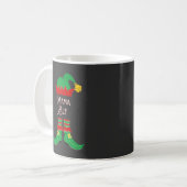 Kerstmis Mama Elf Koffiemok (Voorkant links)