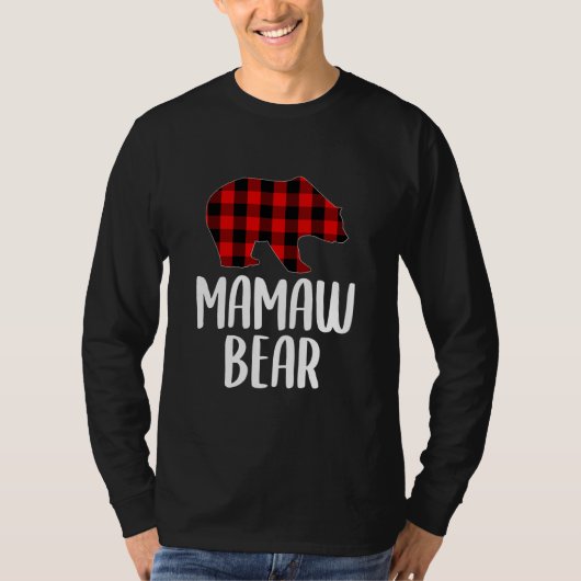 Kerstmis Mamaw Beer Shirt Grandma Beer Pset (Voorkant)