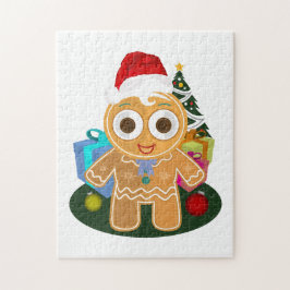 Kerstmis - Man met gemberbrood Legpuzzel