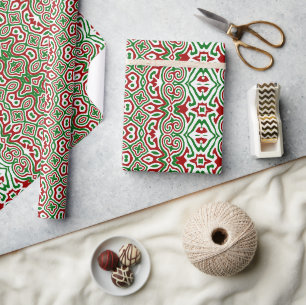 Kerstmis Mandala 2 Cadeaupapier