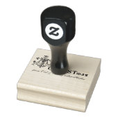 Kerstmis Marian Cross religieuze katholieke begroe Rubberstempel (Stempel)