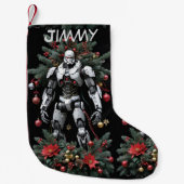 Kerstmis Mech Robot Kleine Kerstsok (Voorkant)