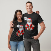 Kerstmis meditatie met Kerstman T-shirt (Unisex)