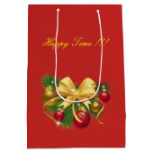 Kerstmis Medium Cadeauzakje (Achterkant)