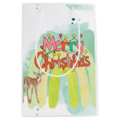 Kerstmis medium cadeauzakje (Voorkant)