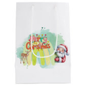 Kerstmis medium cadeauzakje (Achterkant)