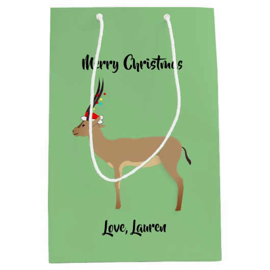 Kerstmis Medium Cadeauzakje (Voorkant)