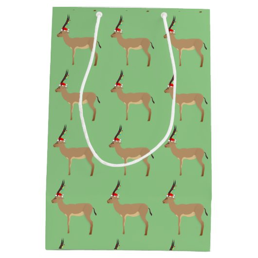 Kerstmis Medium Cadeauzakje (Achterkant)