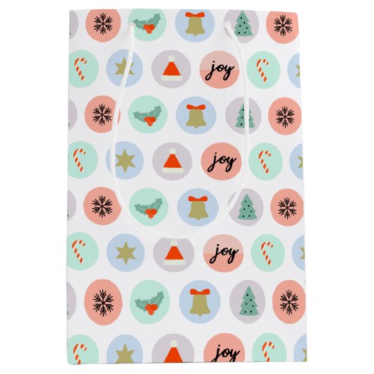 Kerstmis Medium Cadeauzakje (Voorkant)