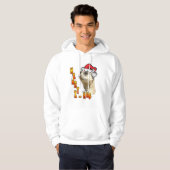 Kerstmis Meerkat Santa Hoodie (Voorkant volledig)