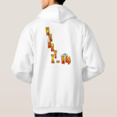 Kerstmis Meerkat Santa Hooed Sweatshirt (Achterkant)