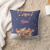 Kerstmis Meisje Rendier Candy Cane Fairies Kussen (Deken)