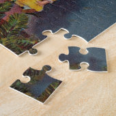 Kerstmis Meisje Telefoon Antiek Legpuzzel (Zijkant)