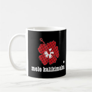 Kerstmis Mele Kalikimaka Hawaii Hibiscus Koffiemok