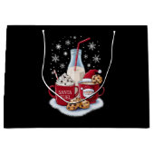 Kerstmis Melk en Cookies Latte Familie Xmas Groot Cadeauzakje (Voorkant)