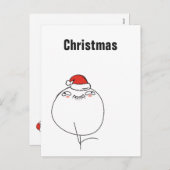 Kerstmis Memes Naive Le Me Aangepaste tekst BEWERK Feestdagenkaart (Voorkant / Achterkant)