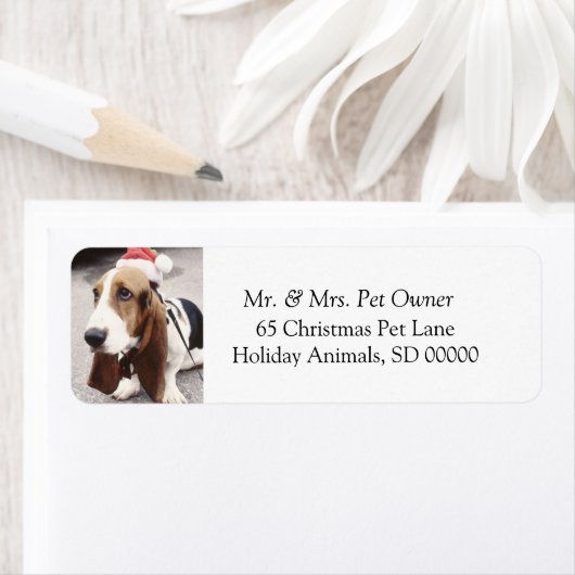 Kerstmis merk Vakantiekaarten Adres label (Insitu)