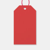 Kerstmis Merry and Bright Familie Cadeau Label Cadeaulabel (Achterkant)