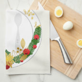 Kerstmis Merry & Bright Theedoek (Quarter Fold)