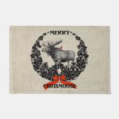 Kerstmis: Merry Chrismoose door Mat (Voorkant)