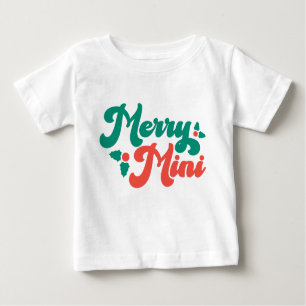 Kerstmis Merry Mini Cute Modern Typografiescript